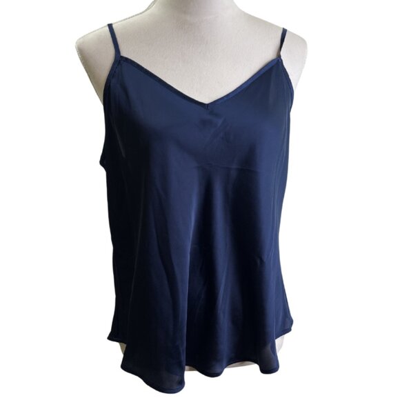 Trina Turk Women's St Marks Silk Blend Button-Up Blouse Size XL Blue/PInk NWT - Picture 9 of 16